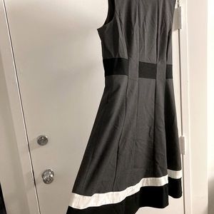 Grey and Black Dress